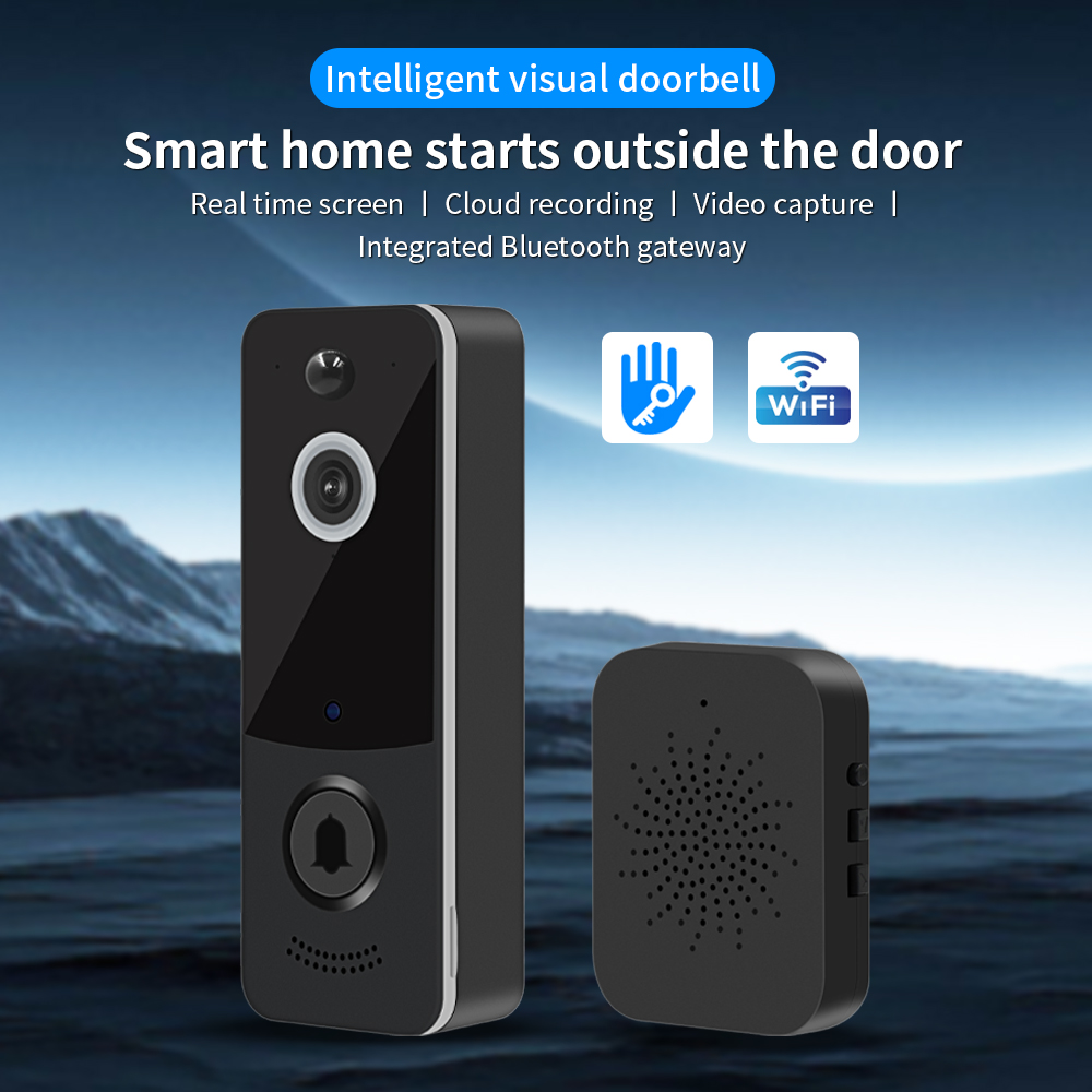 Home Security Premium - 1080P WIFI Video Doorbell TTLOCK App