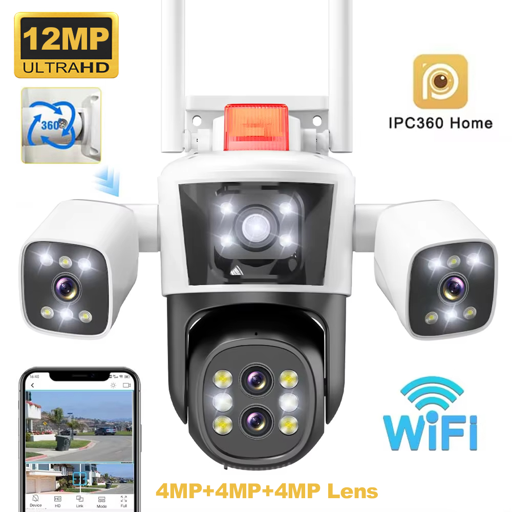 Home Security Premium - 6K 12MP Outdoor WiFi Wireless IP