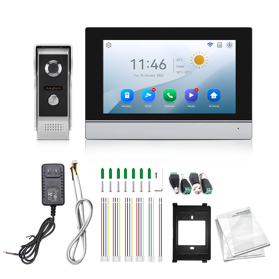 Home Security Honeywell - 7Inch IPS Screen 2MP Tuya Remote