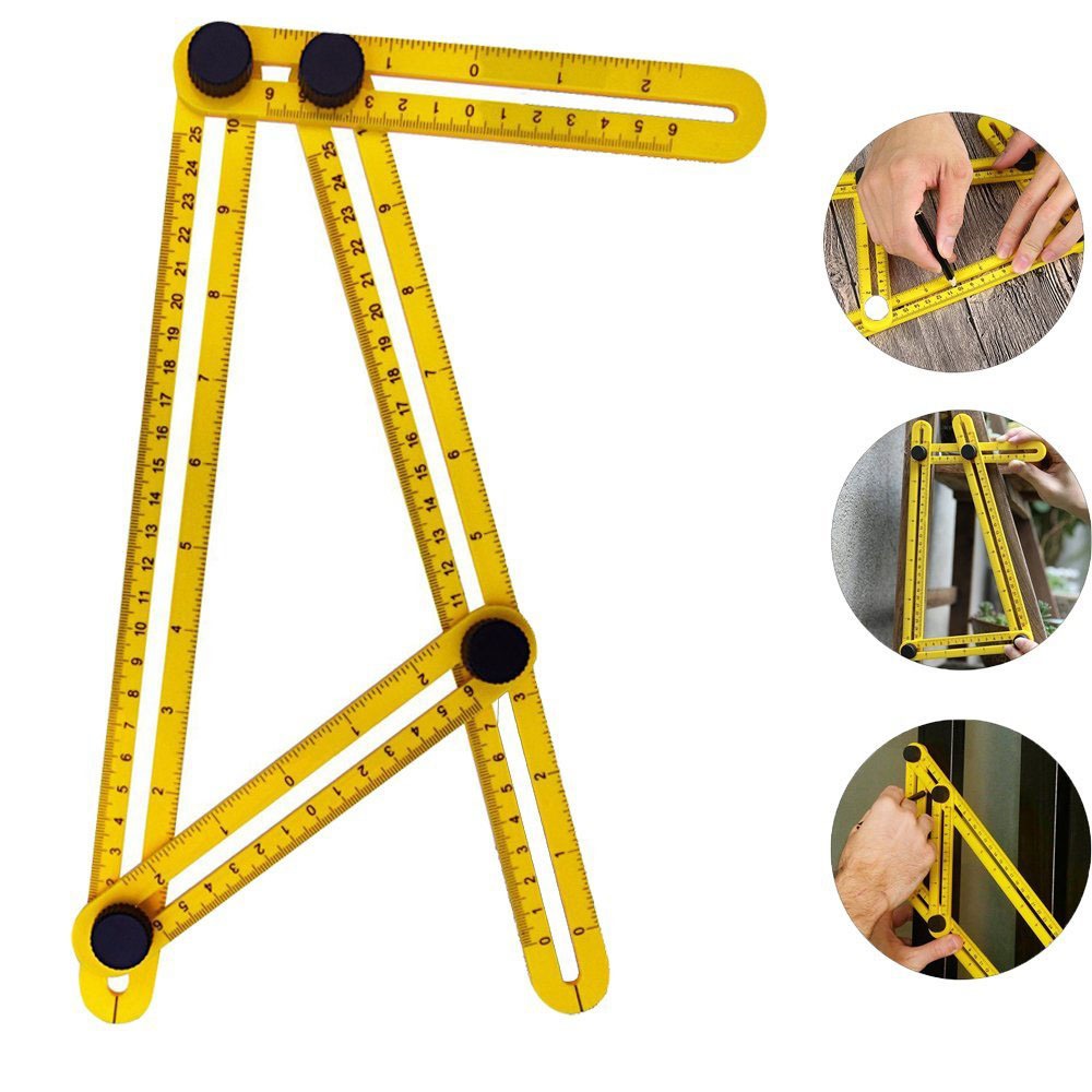 Protractor Multi Angle Ruler T - Home Security Measures recension och pris
