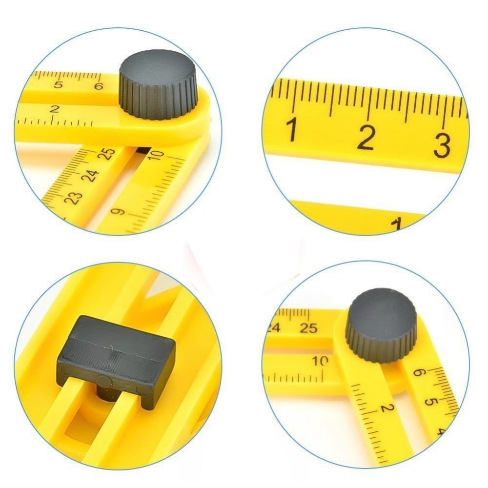 Protractor Multi Angle Ruler T - Home Security Measures recension och pris
