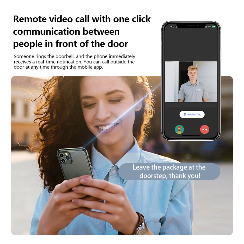 Smart Video Doorbell Camera, W - Home Security Premium recension och pris