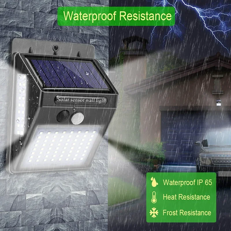 Outdoor Solar PIR Motion Senso - Home Yard Security recension och pris