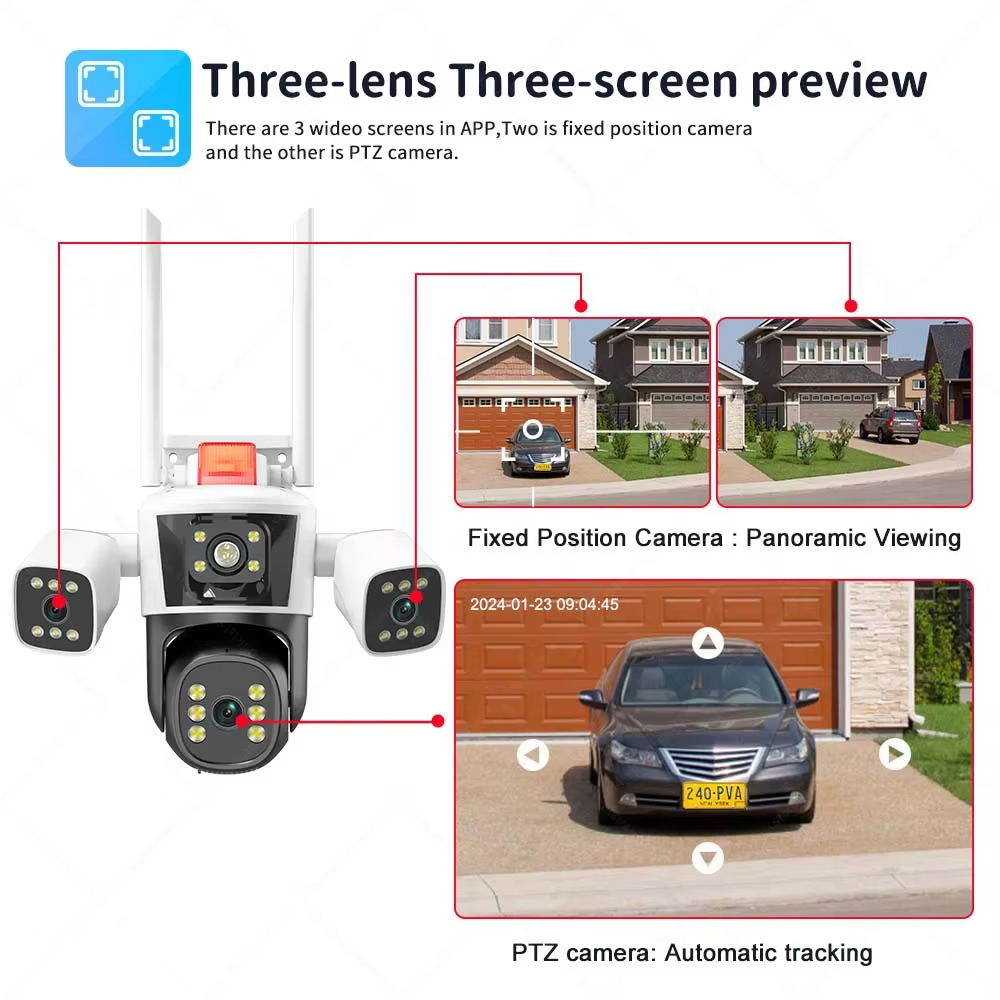 6K 12MP Outdoor WiFi Wireless  - Home Security Premium recension och pris