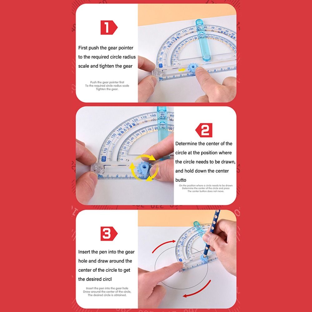 Plastic Bevel Protractor Multi - Home Security Measures recension och pris