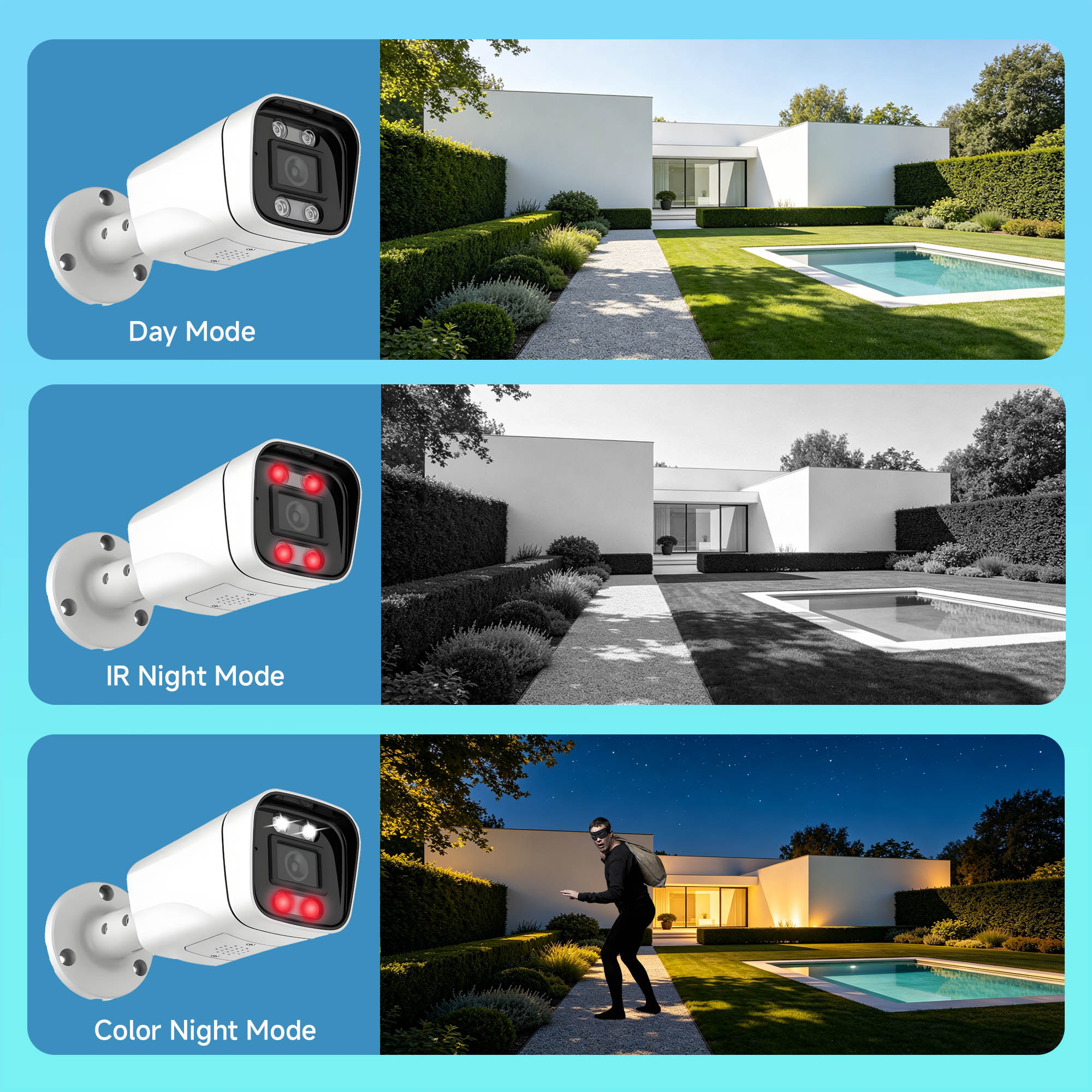 BFMore 8MP 4K Ai Human Detecti - Home Security Ai recension och pris