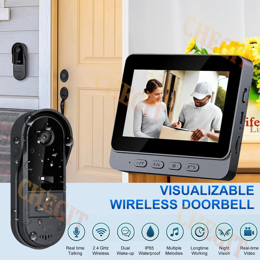 Wireless Wifi Doorbell Camera  - Home Security Premium recension och pris