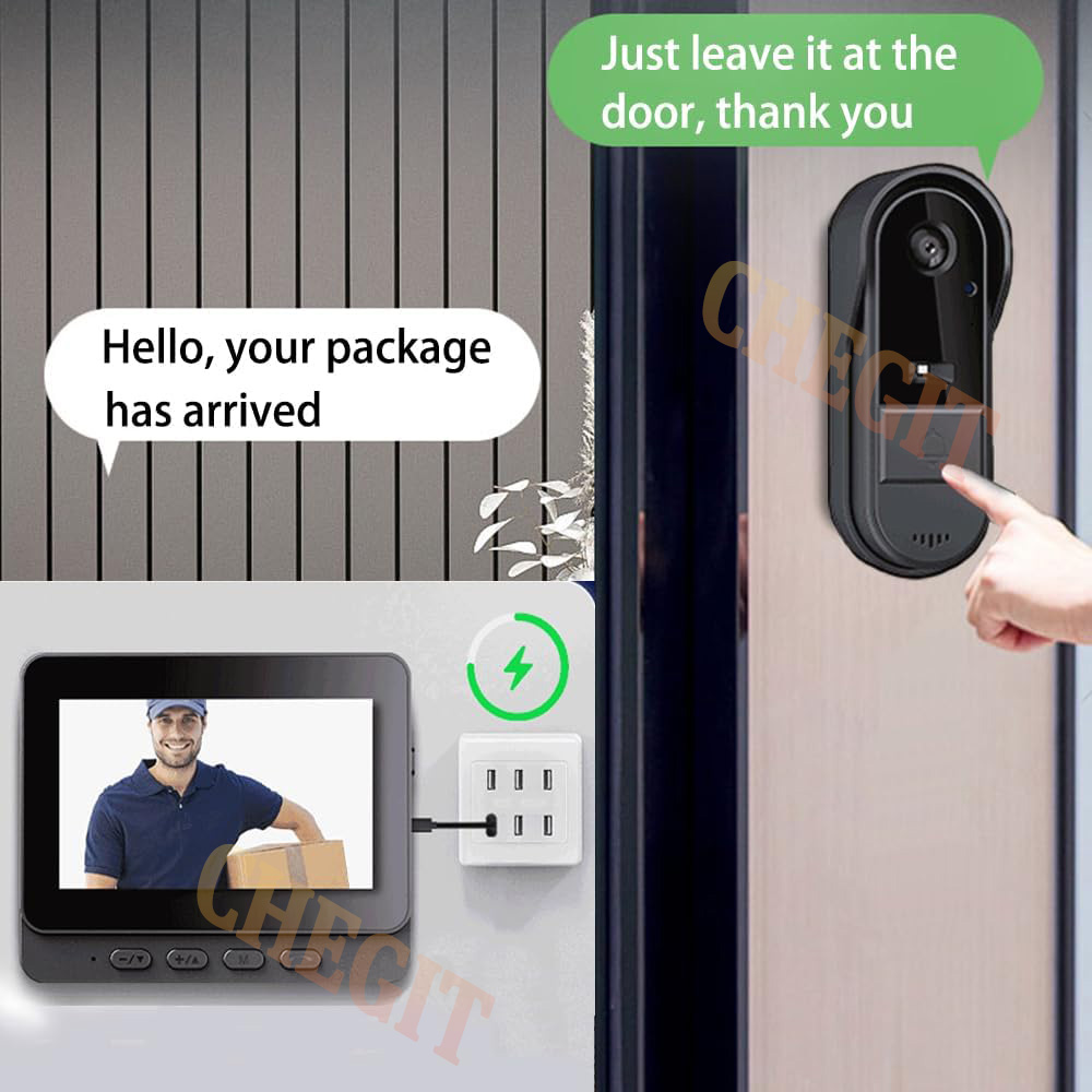 Wireless Wifi Doorbell Camera  - Home Security Premium recension och pris