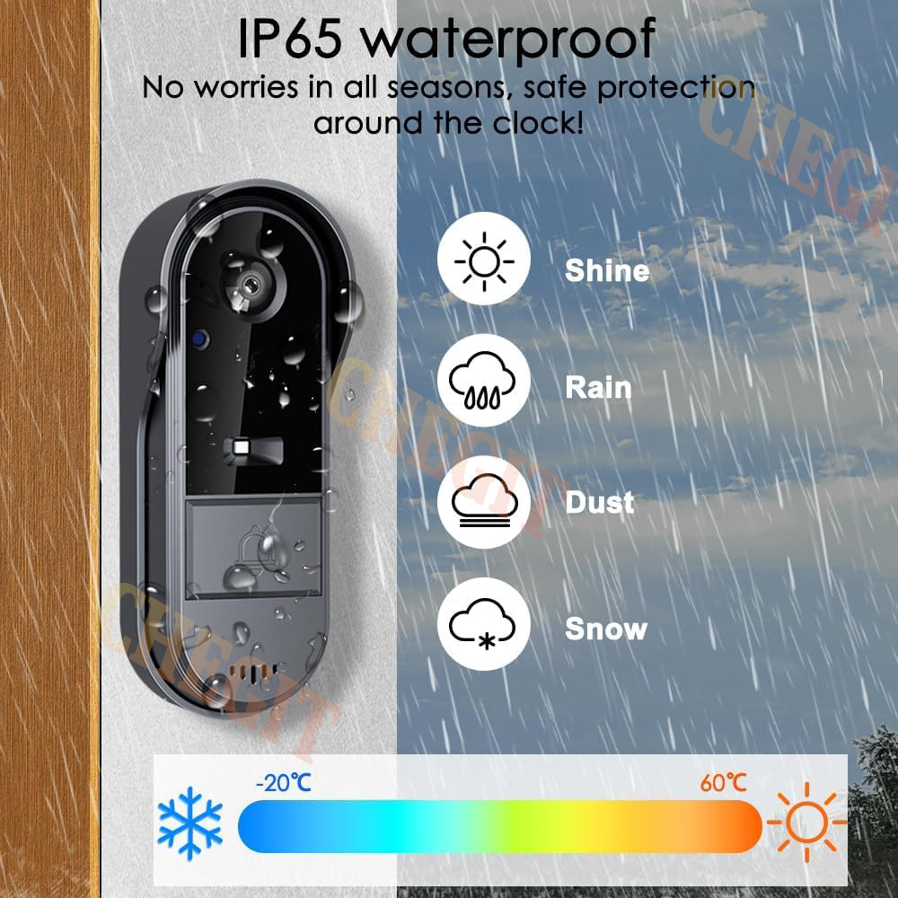 Wireless Wifi Doorbell Camera  - Home Security Premium recension och pris