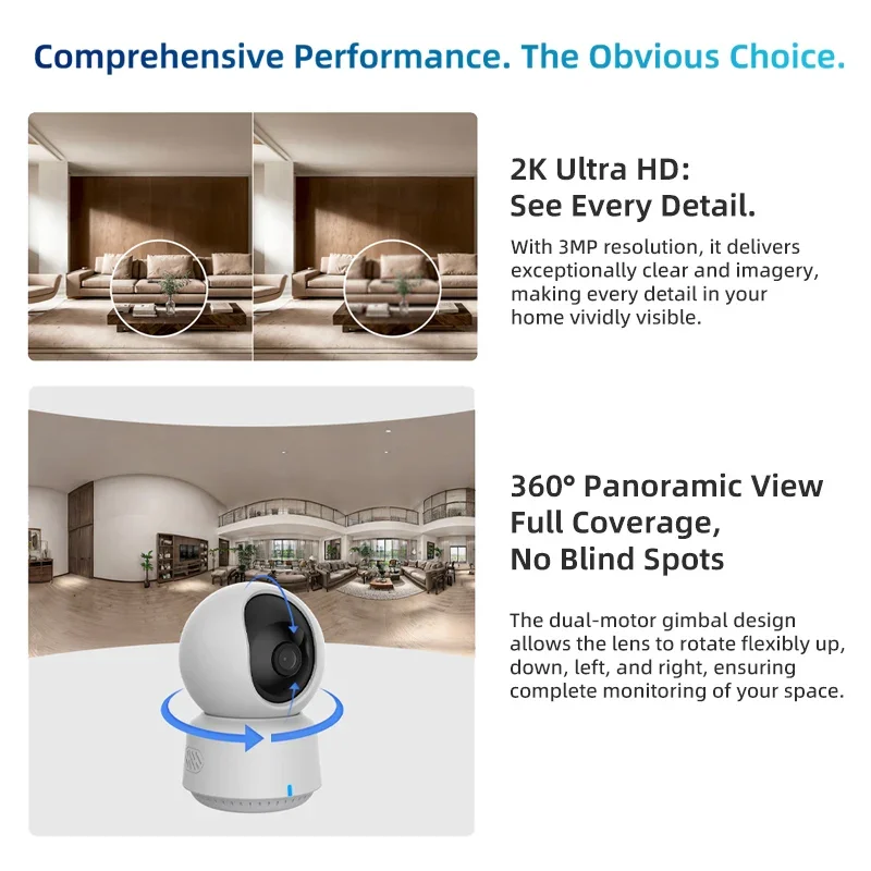 Original Aqara Smart Camera E1 - Home Security Ai recension och pris