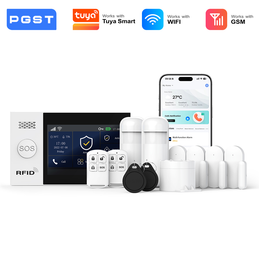 PGST 2G GSM WiFi Alarm System  - Sim Gsm Alarm recension och pris
