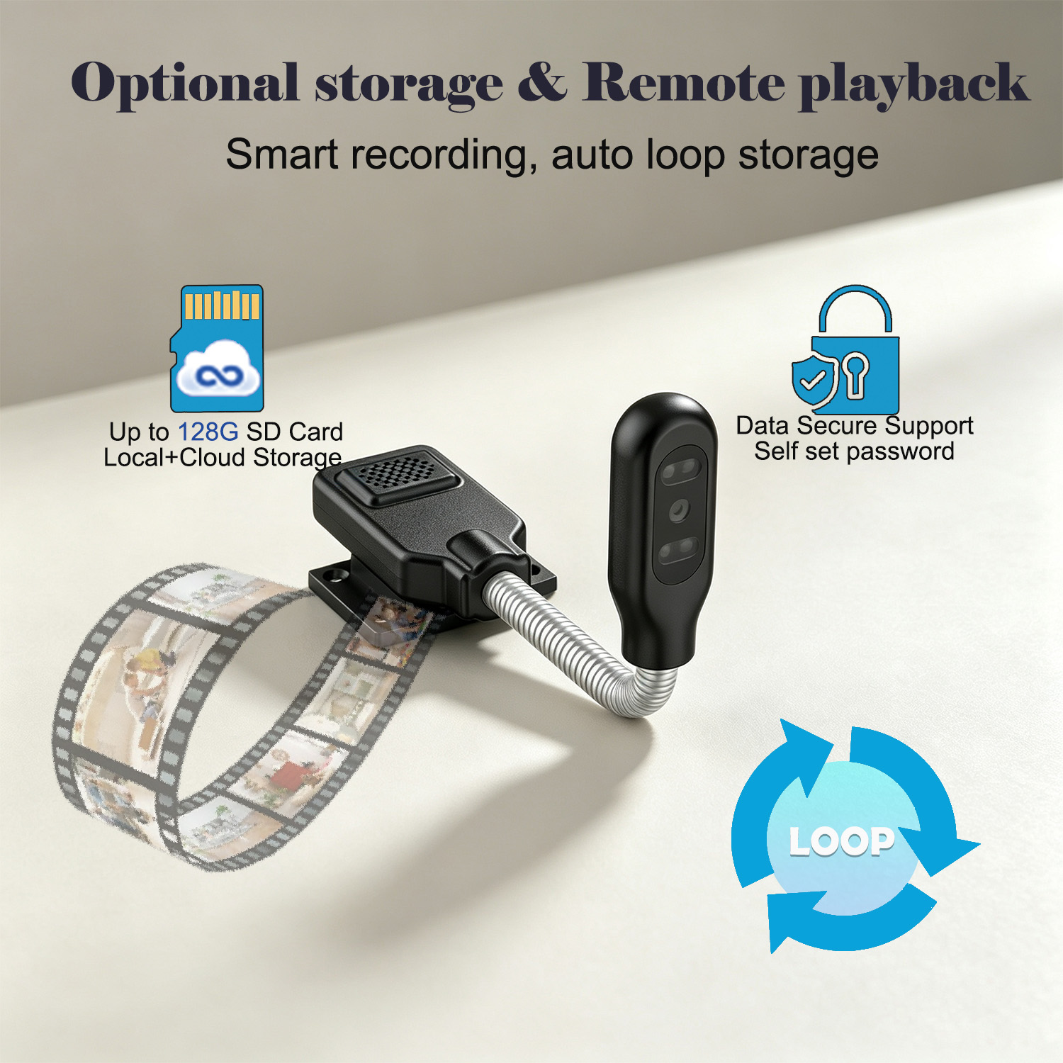 Flexible Gooseneck Baby Pet Mo - Home Security Honeywell recension och pris