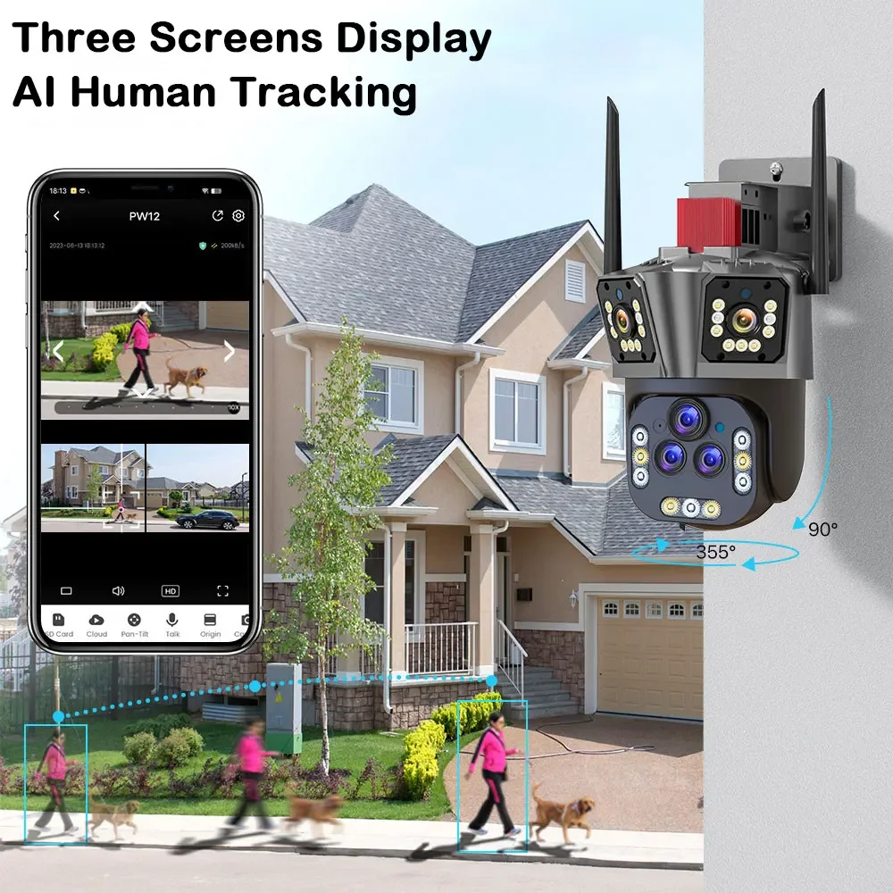 Ultra 20MP 10K WIFI PTZ Contro - Home Security Honeywell recension och pris