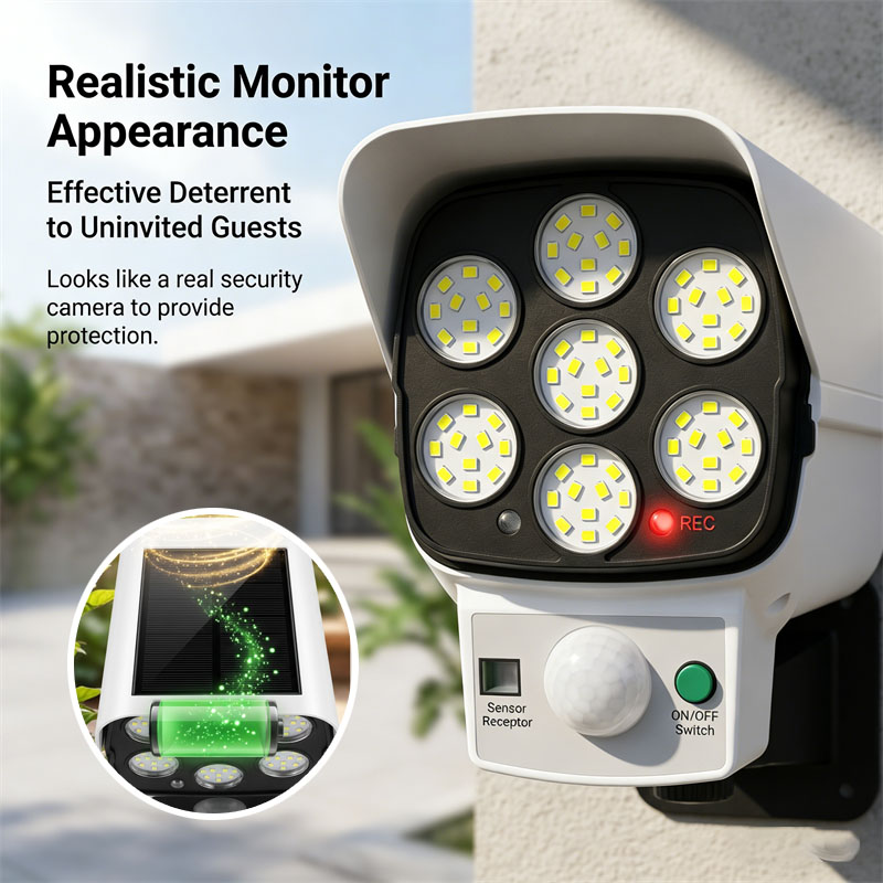 Solar Powered Dummy Security C - Home Yard Security recension och pris