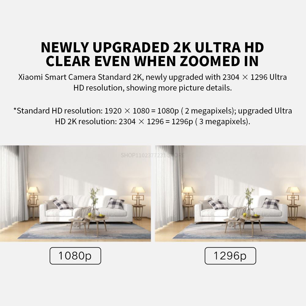 Xiaomi Smart IP Camera 2K 1296 - Xiaomi Home Security Camera 2K recension och pris