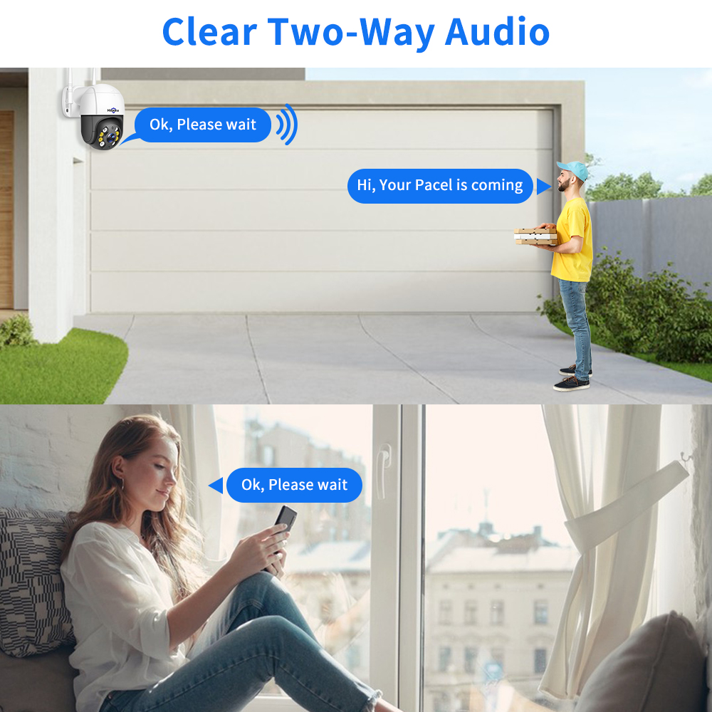 Hiseeu 8MP 4K PTZ Wifi Camera  - Home Security Ai recension och pris