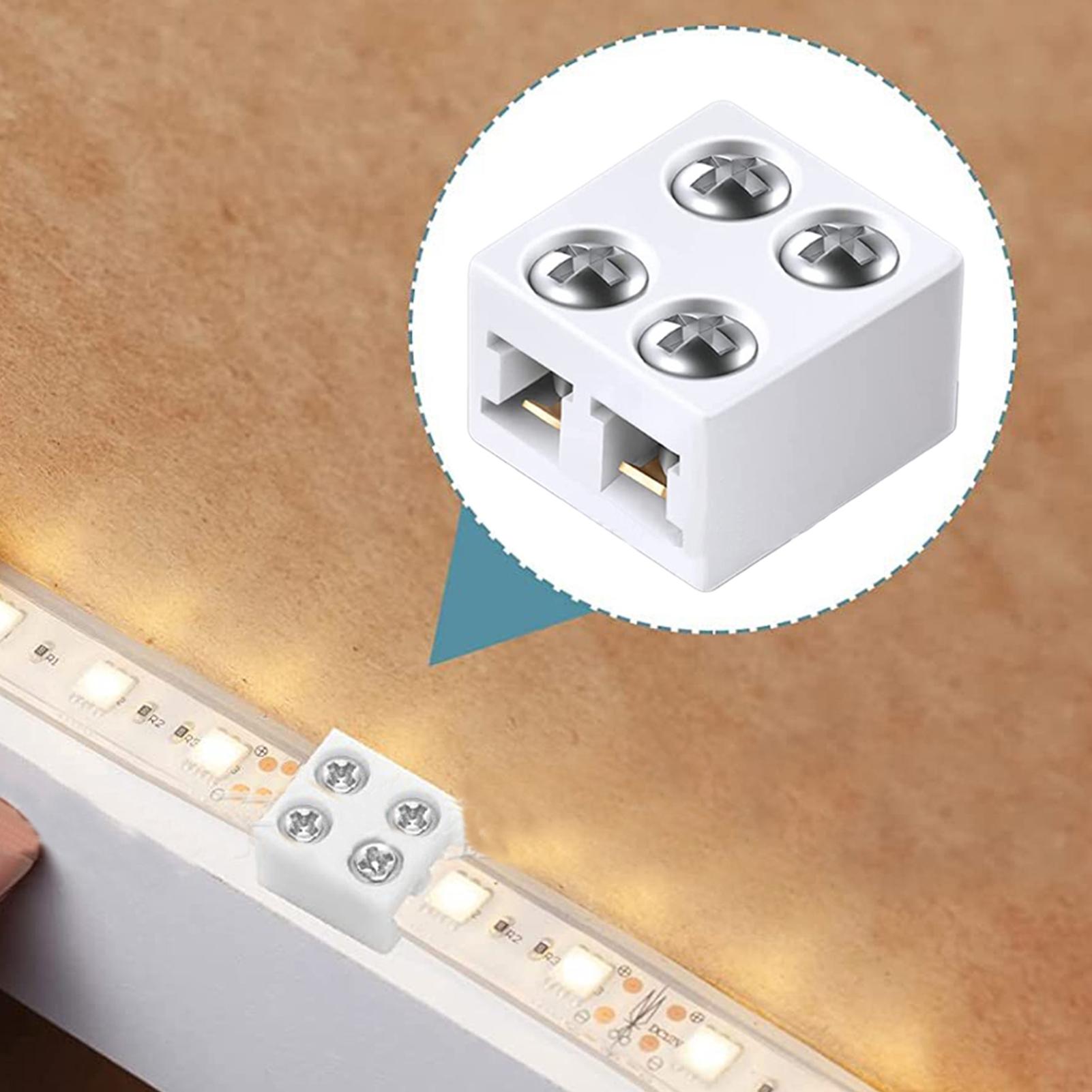 LED strip connectors 8mm solde - Home Security Providers recension och pris