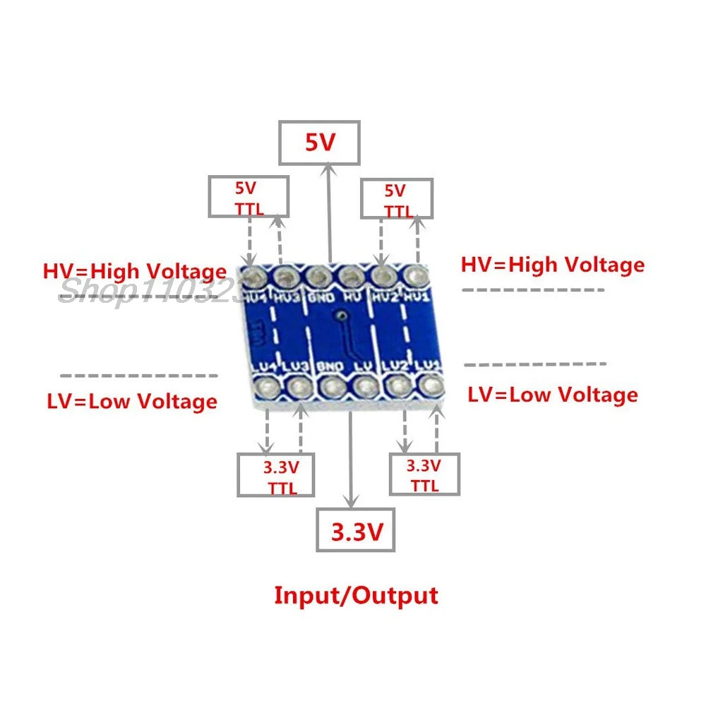 10PCS 4 Channels IIC I2C Logic - Home Security Measures recension och pris