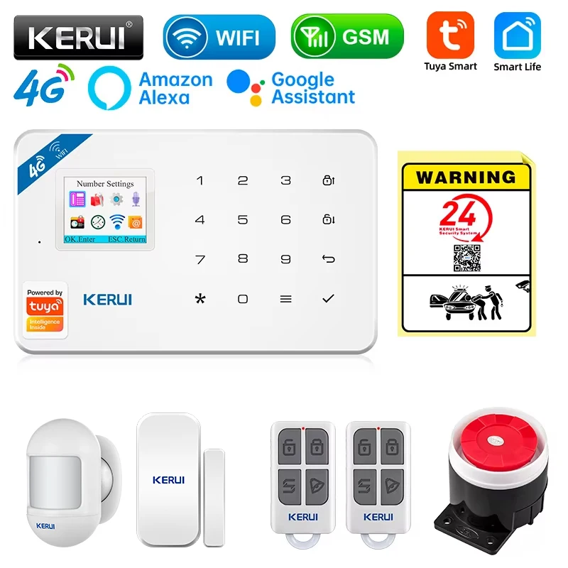 KERUI Security Alarm System Ki - Sim Gsm Alarm recension och pris