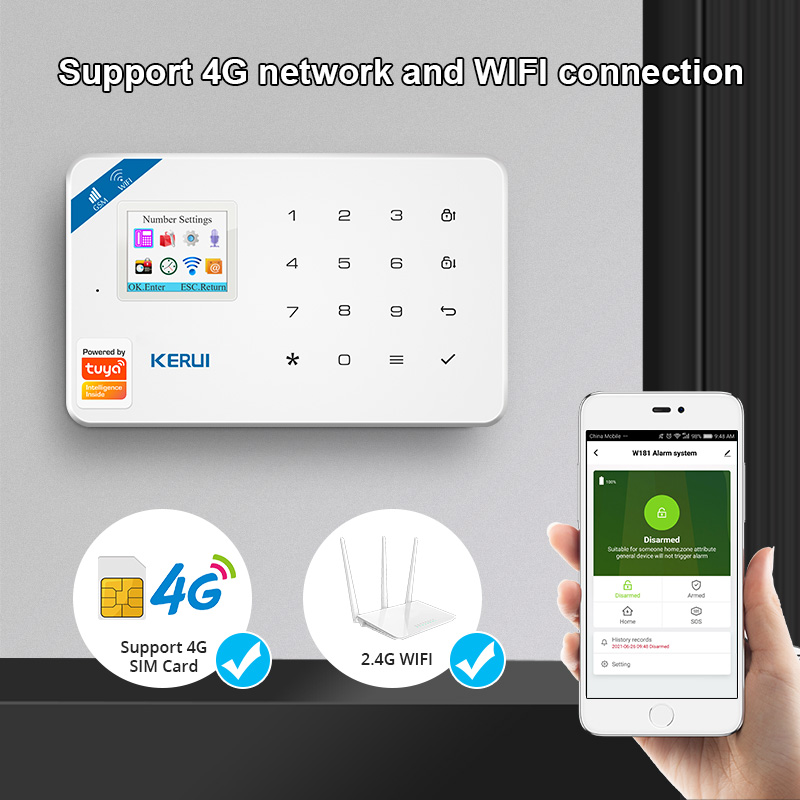 KERUI Security Alarm System Ki - Sim Gsm Alarm recension och pris