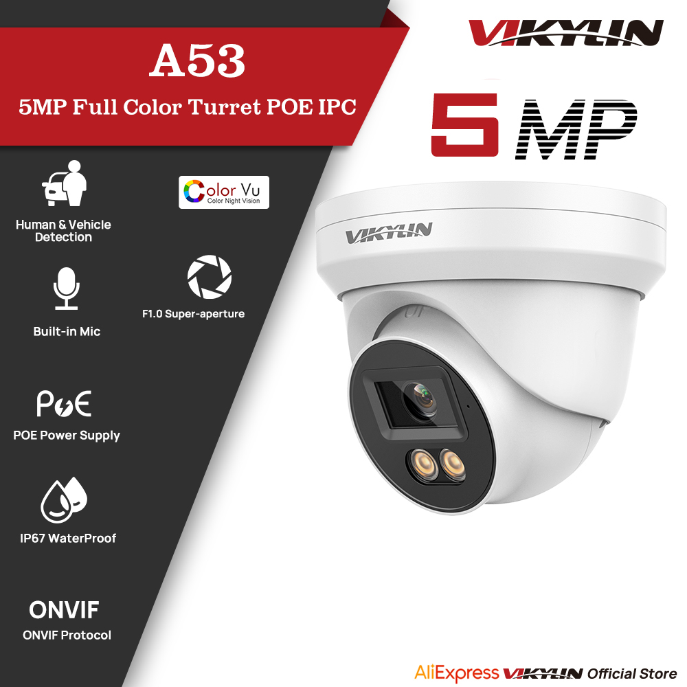 VIKYLIN 5MP IP Security Camera - Home Security Images recension och pris