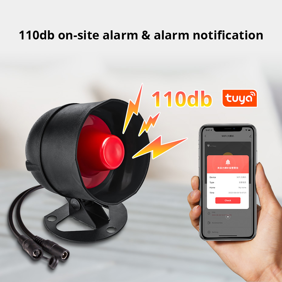 KERUI Tuya WIFI Loudly Speaker - Sim Gsm Alarm recension och pris