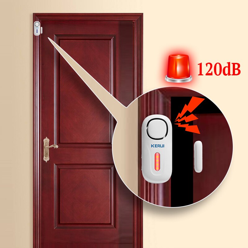 KERUI 120DB Wireless Door/Wind - Sim Gsm Alarm recension och pris