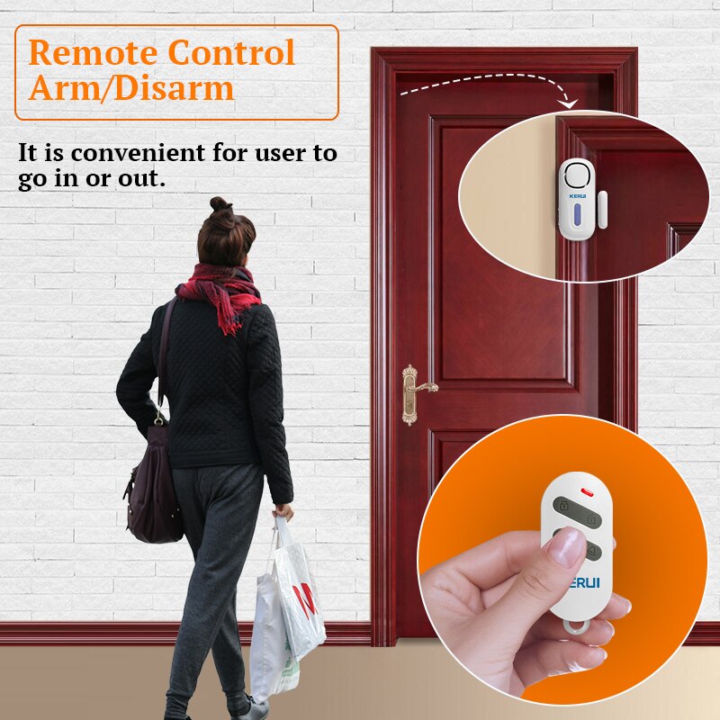 KERUI 120DB Wireless Door/Wind - Sim Gsm Alarm recension och pris