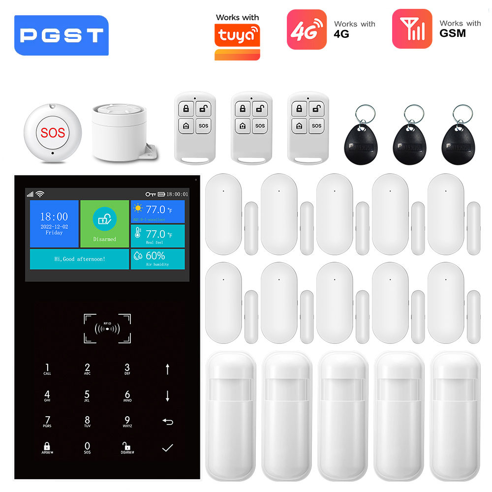 4G GSM WiFi Alarm System Work  - Sim Gsm Alarm recension och pris
