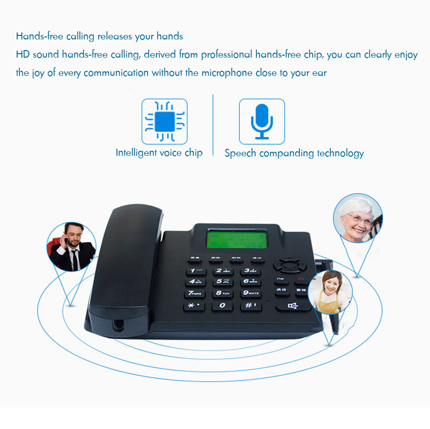 Desktop Wireless Telephone GSM - Sim Gsm Alarm recension och pris
