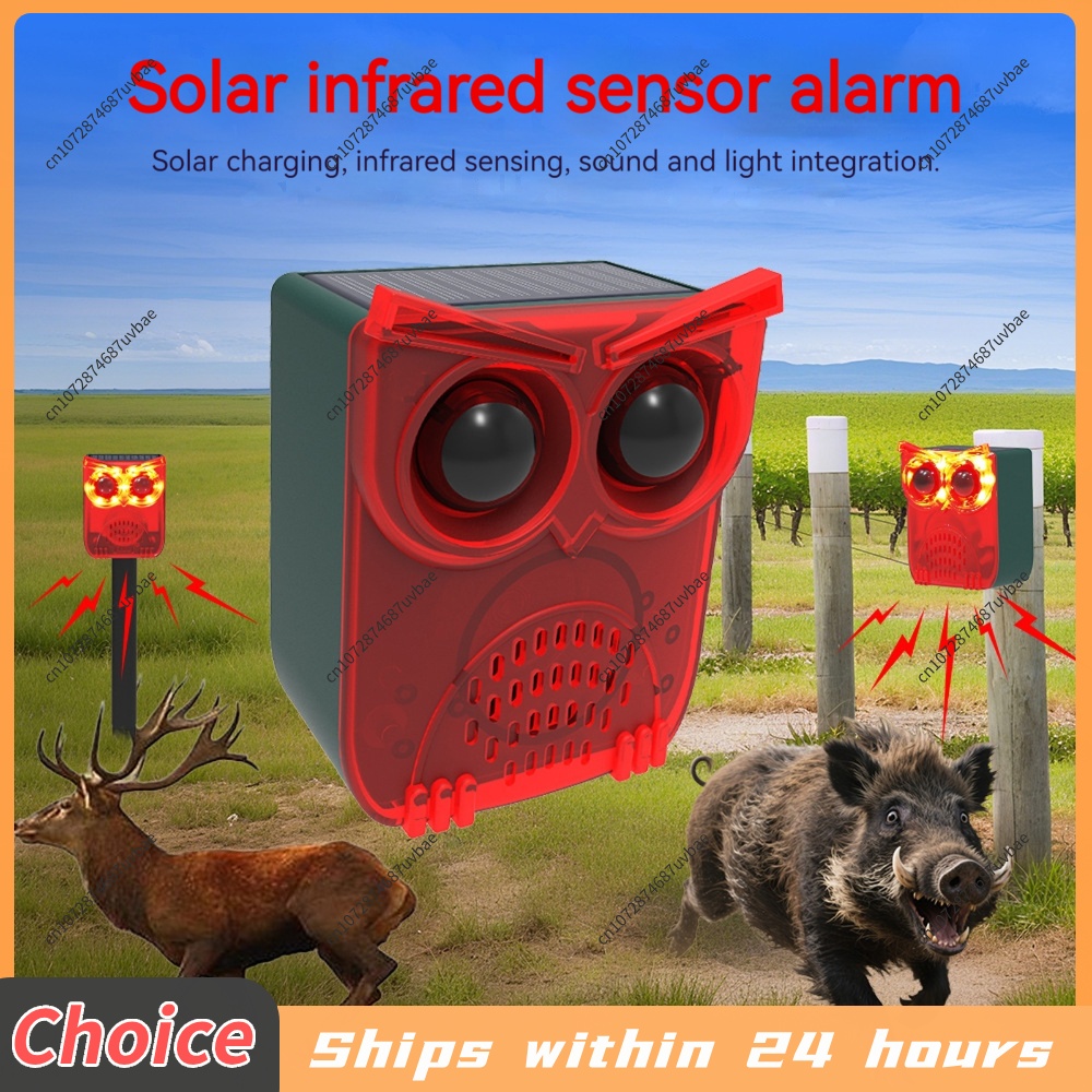 Solar Motion Sensor Alarm Dog  - Home Yard Security recension och pris